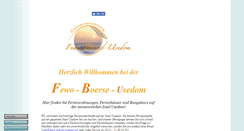 Desktop Screenshot of fewo-boerse-usedom.de