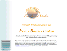 Tablet Screenshot of fewo-boerse-usedom.de